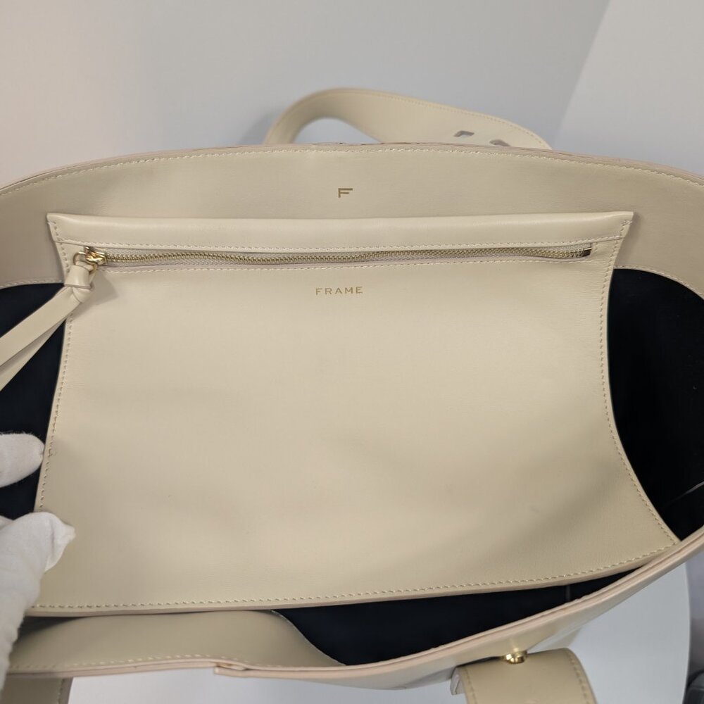 Frame Beige/Cream Le Second Tote - Picture 9 of 13